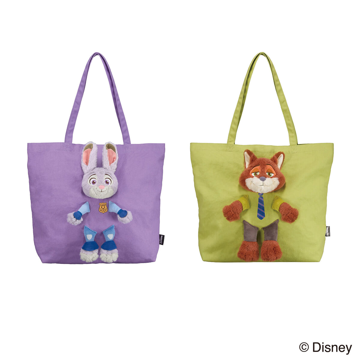 ぬいぬいバッグ ジュディ・ホップス/ぬいぬいバッグ ニック・ワイルド