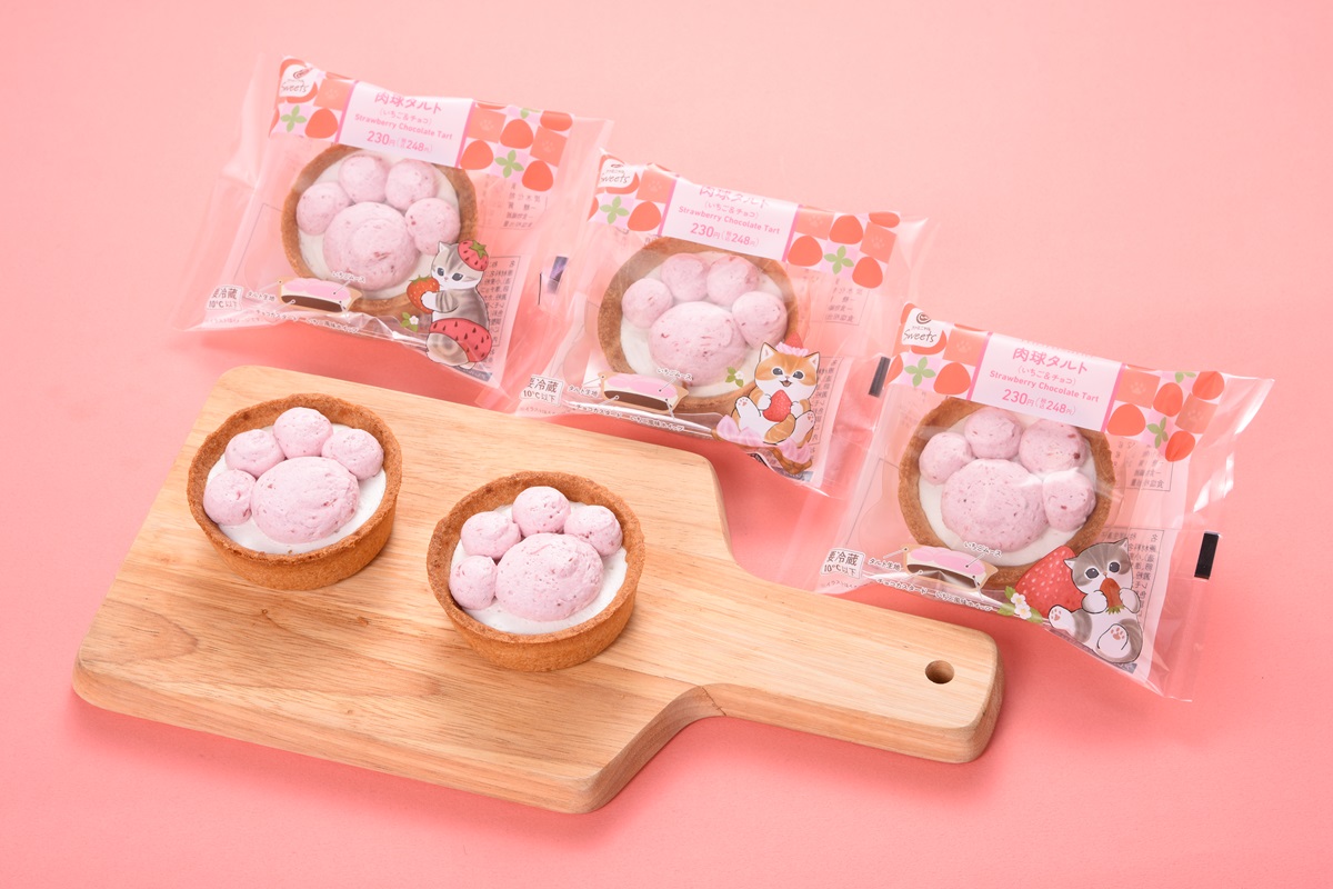 肉球タルト（いちご&チョコ）