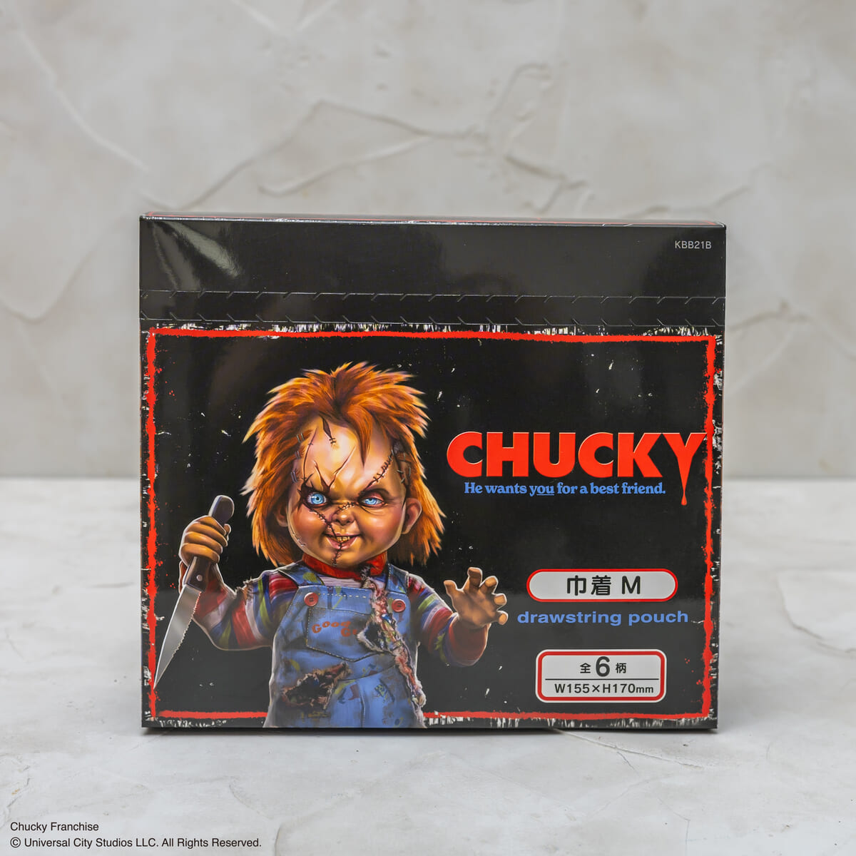 スケーター『チャイルド・プレイ』ブラインド 巾着M　ボックス