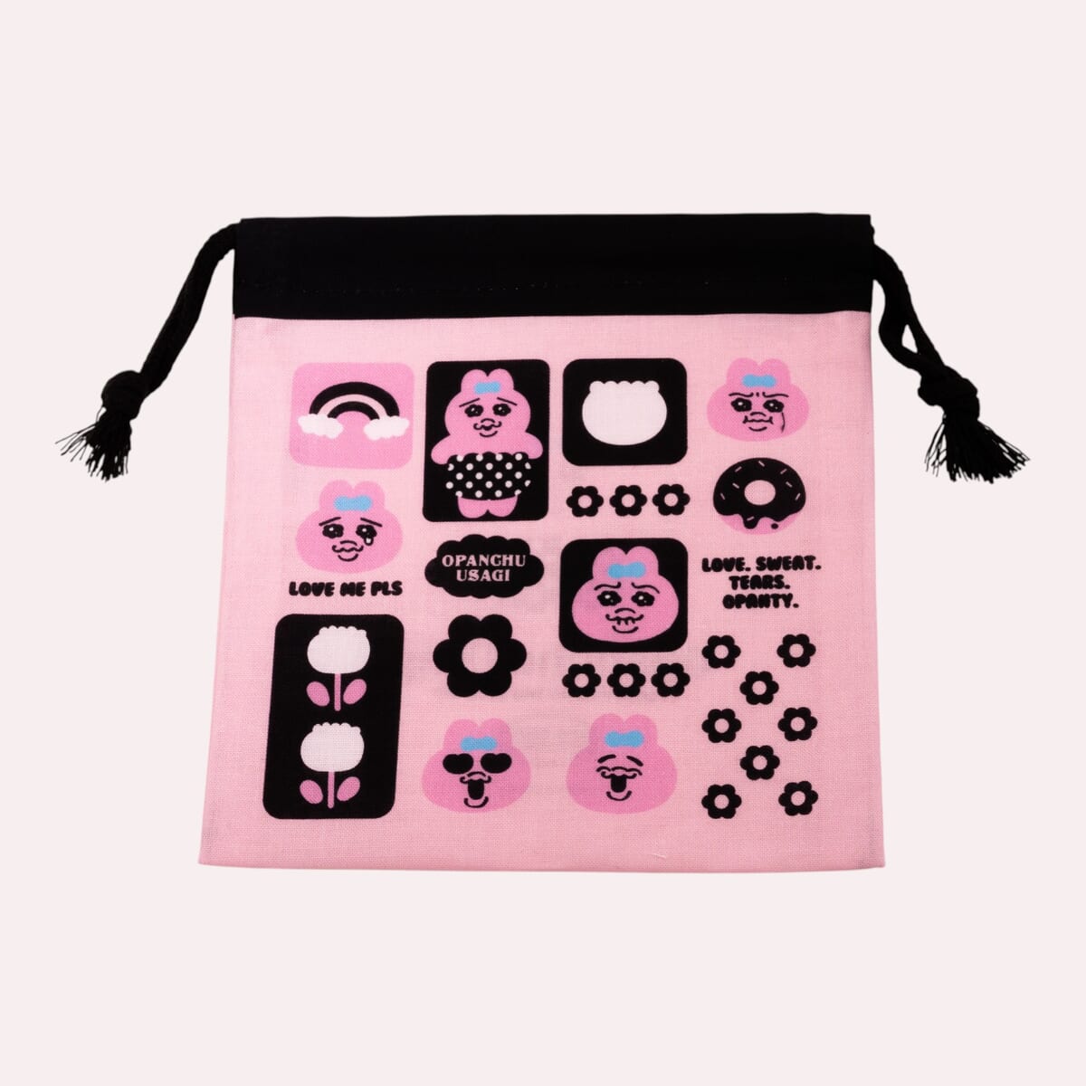 スケーター「おぱんちゅうさぎ」ブラインド 巾着M04