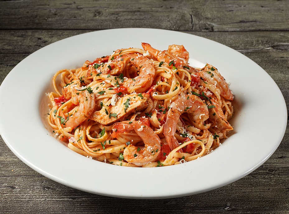 CHICKEN & SHRIMP DIABLO