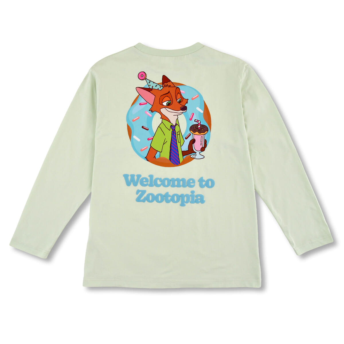 ニック・ワイルド 長袖Tシャツ 10TH Anniversary Collection from the Disney movie Zootopia