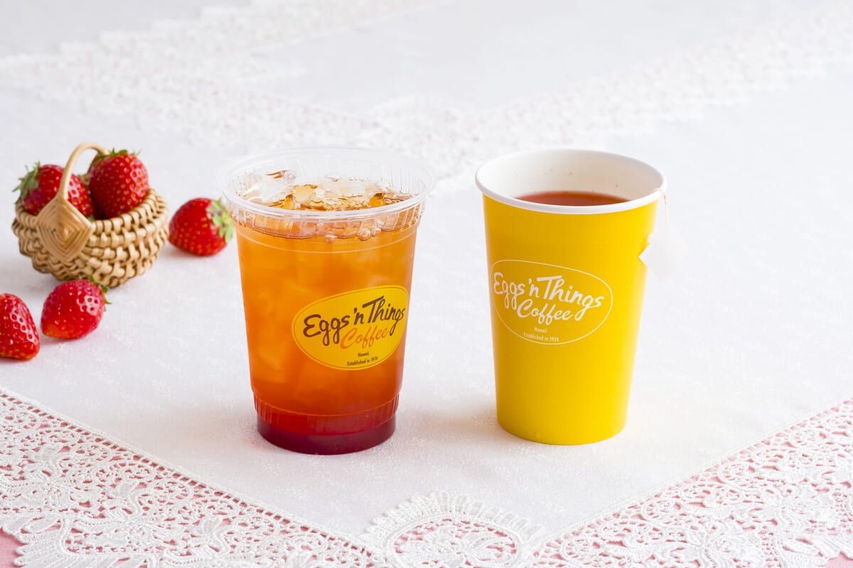 ストロベリーティー（[Hot or Iced）テイクアウト
