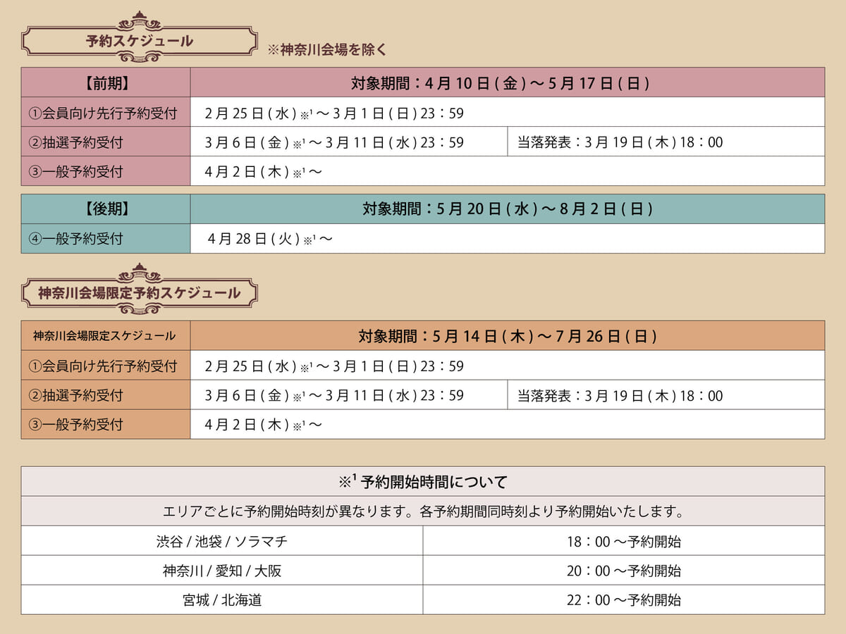 予約スケジュール