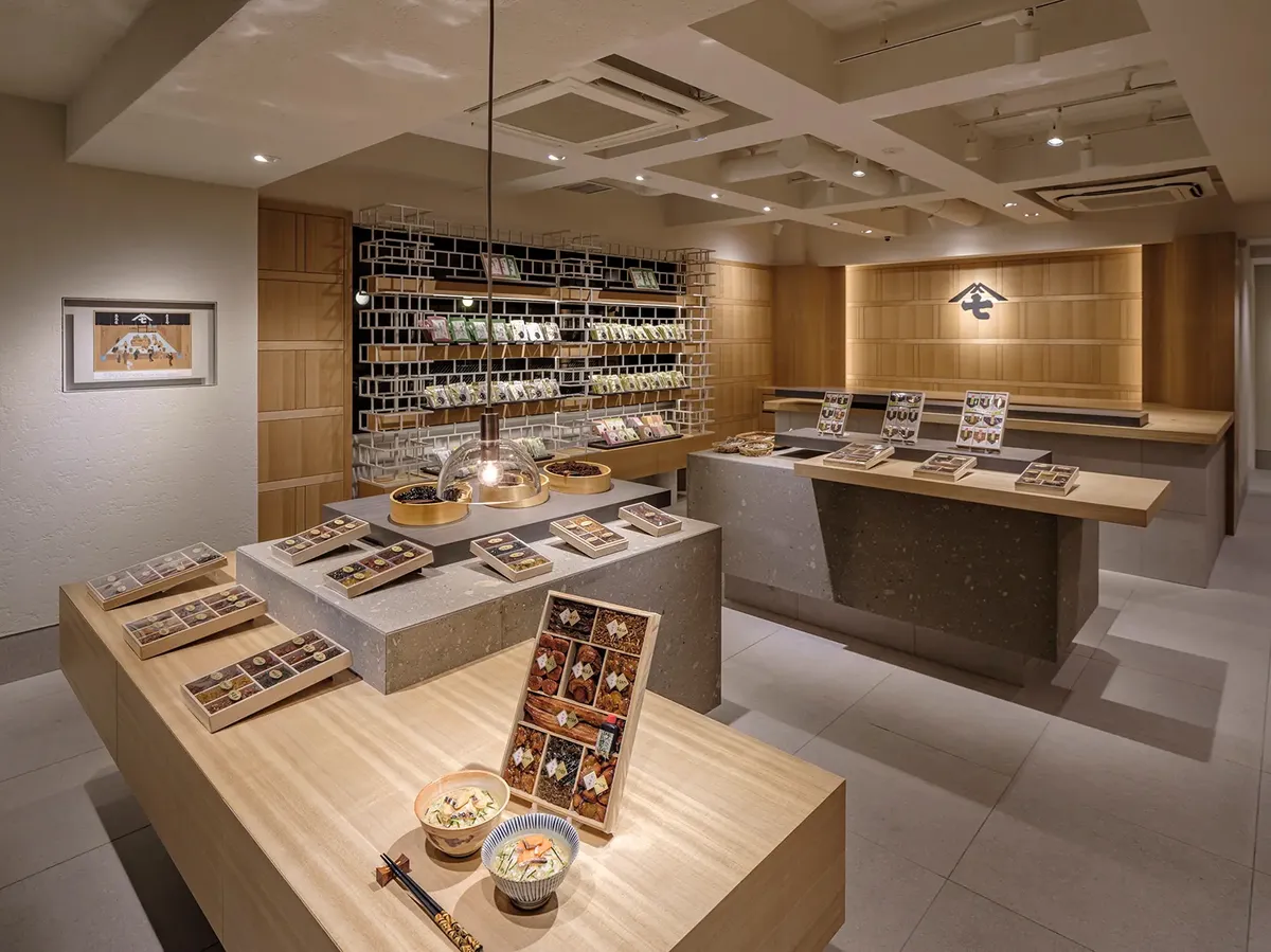 新橋玉木屋 本店店内