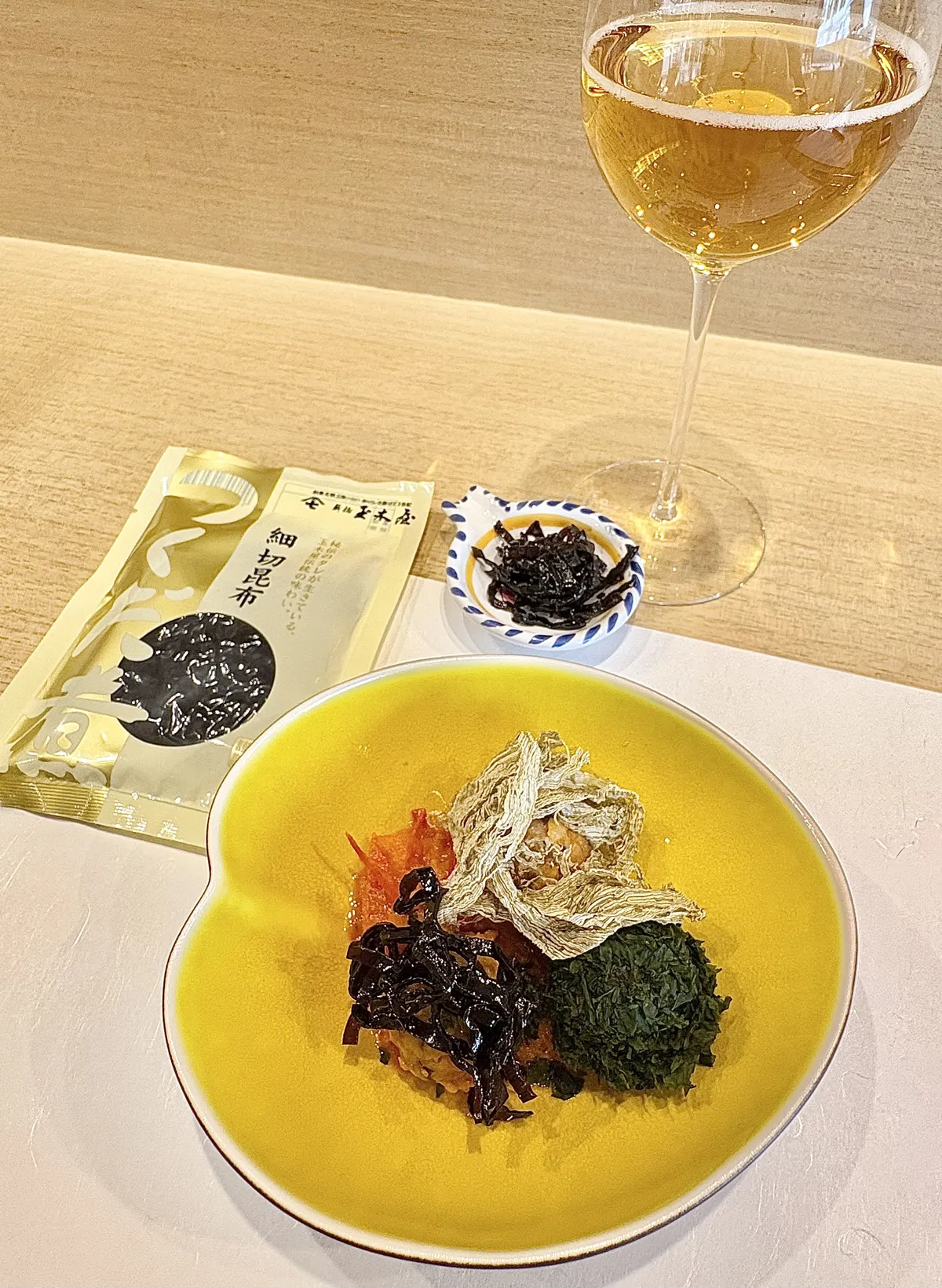 天明昆布と未来のポルペッティ