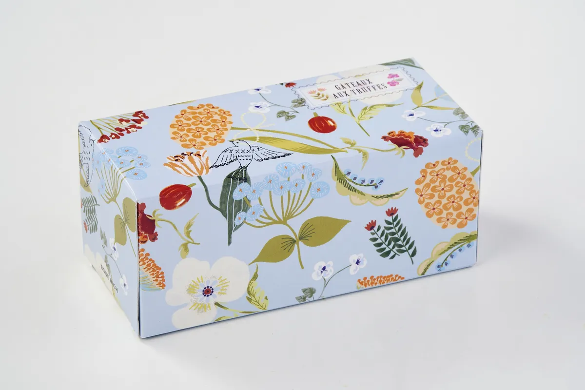 春ギフトに映える新色と6種の焼き菓子が登場！ブールミッシュ「エラン・フローラル」 トリュフケーキのギフトボックス