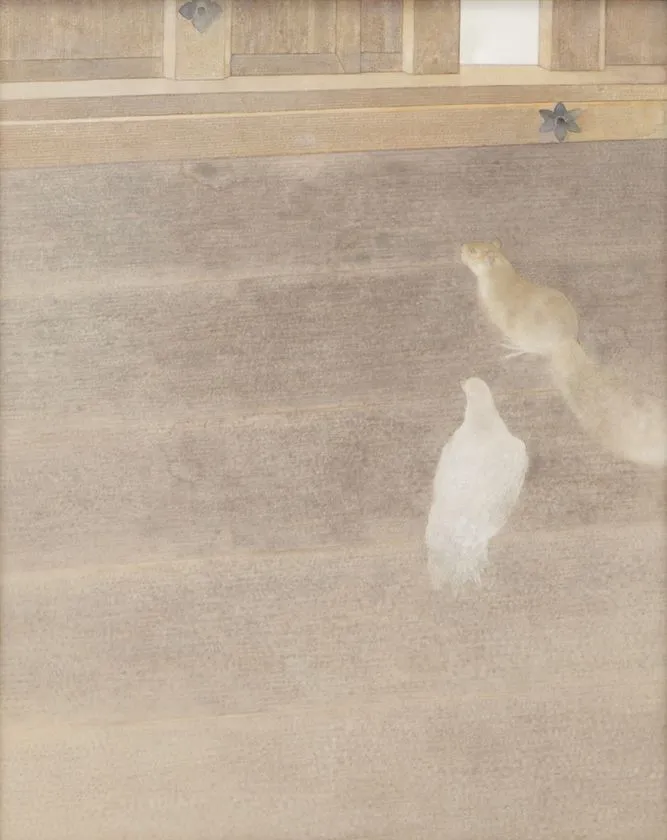 竹内浩一の日本画に描かれる生き物たち