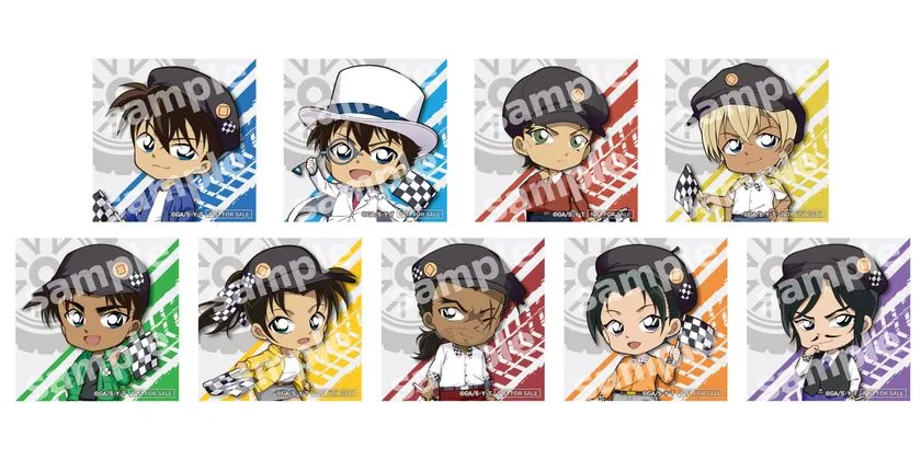 チェッカーフラッグ(2)トレーディング缶バッジ全9種