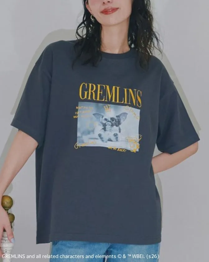 【グレムリン】ギズモ ラクガキ刺繍フォトT