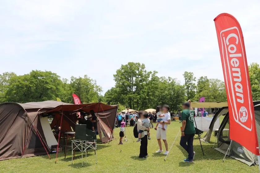 テント展示エリア