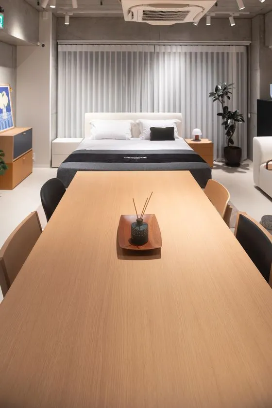 青山ショールーム ベッドルーム展示