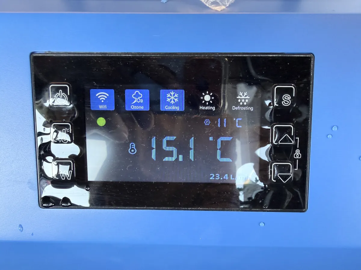 制御パネル 冷却モード