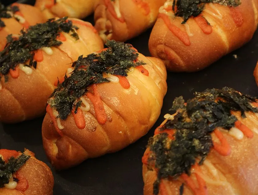 明太のり塩パン（480円）