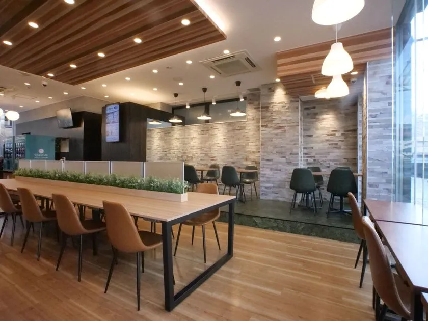 スマートカフェ 秋葉原店 上がりスペースのボックス席