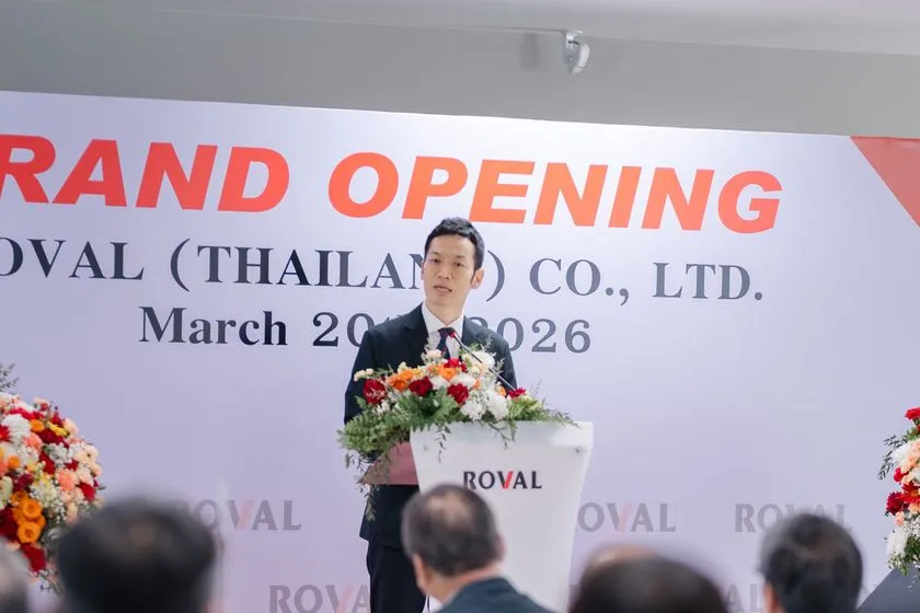 タイ工場の開所式典の様子