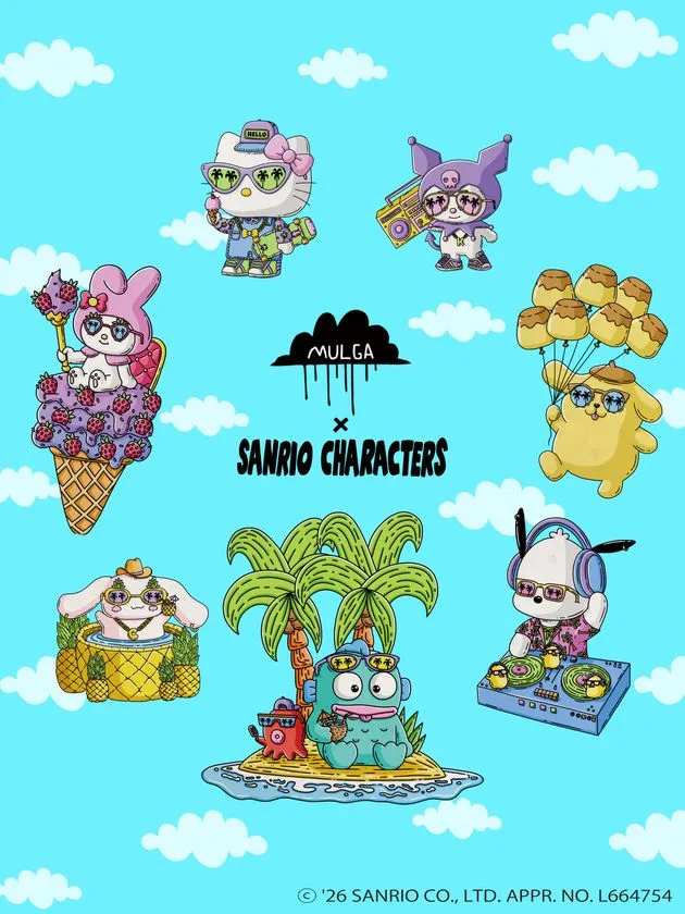 MULGA×サンリオキャラクターズ コラボグッズラインナップ