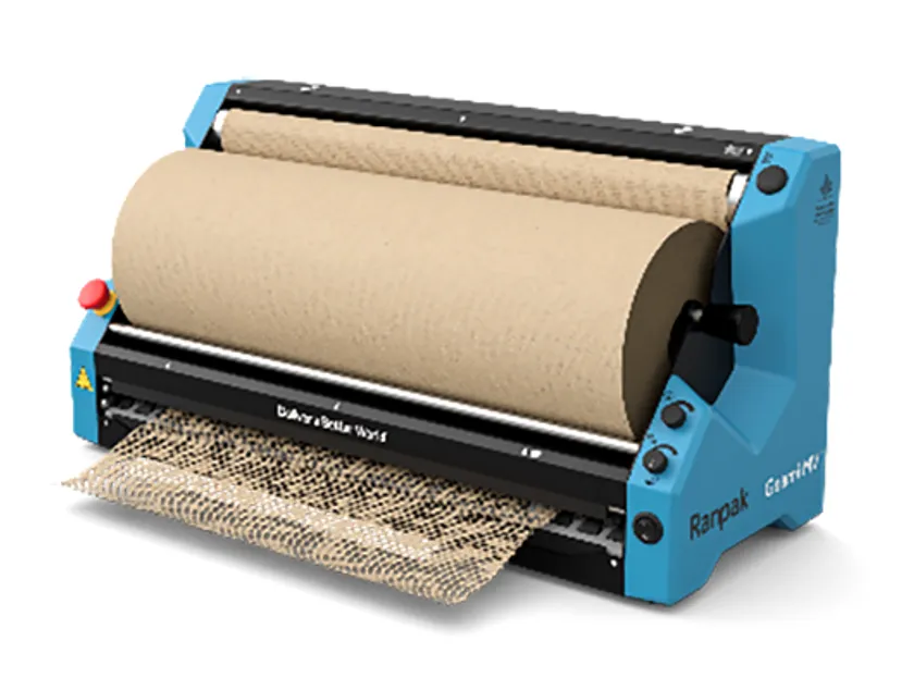 紙梱包資材による物流現場