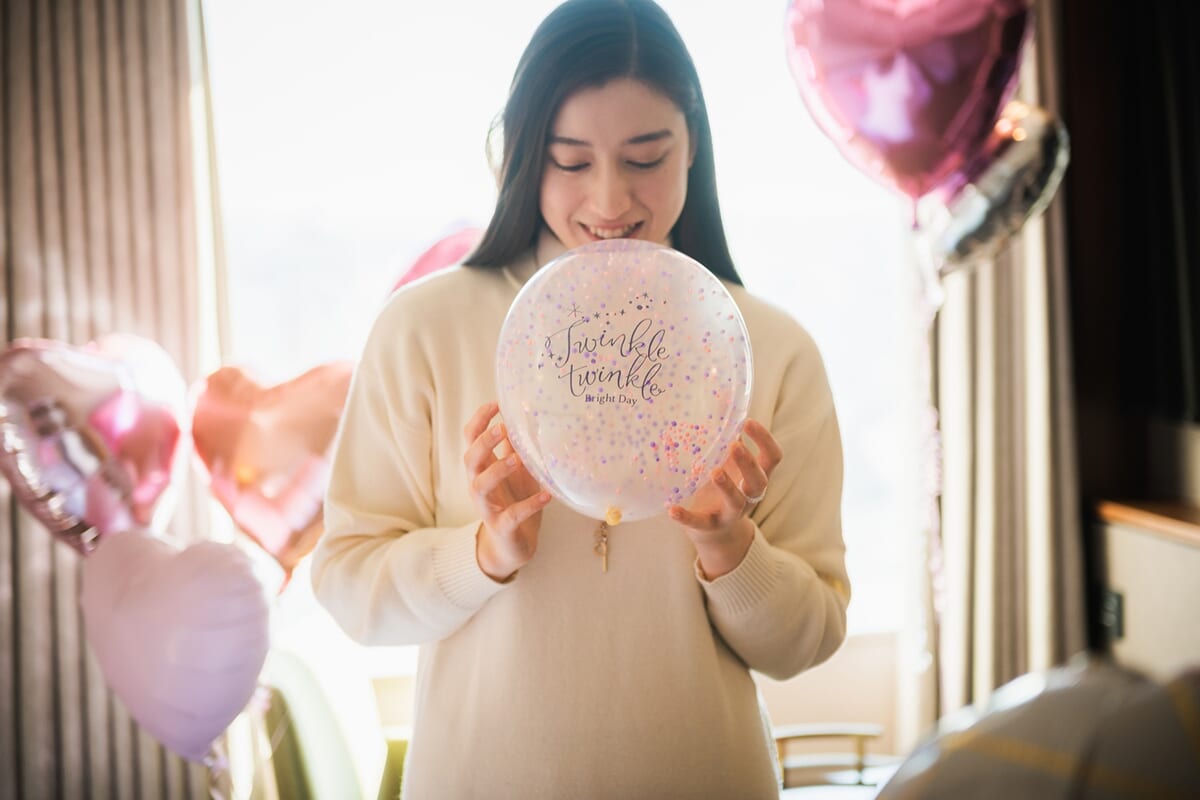 セレブレーションステイ バルーンデコレーション＆ケーキ1