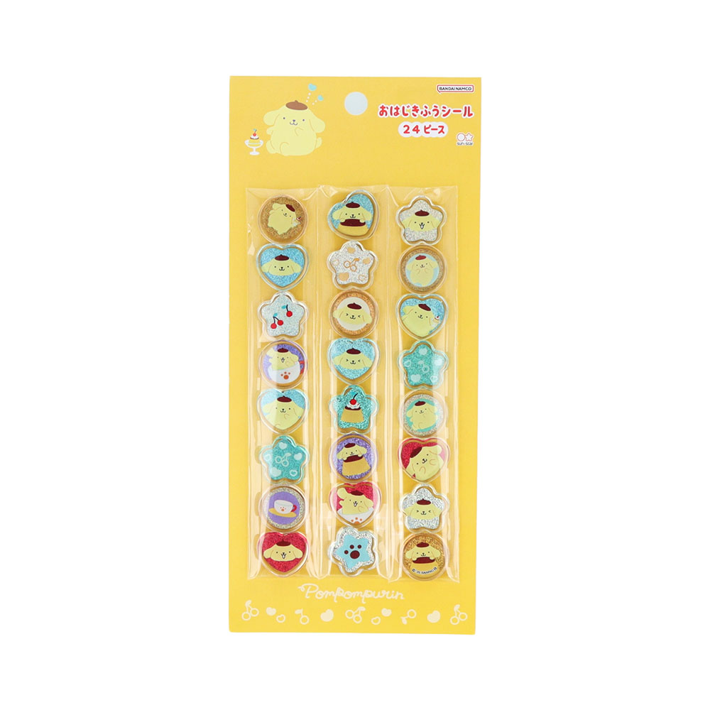 おはじき風シール　ポムポムプリン
