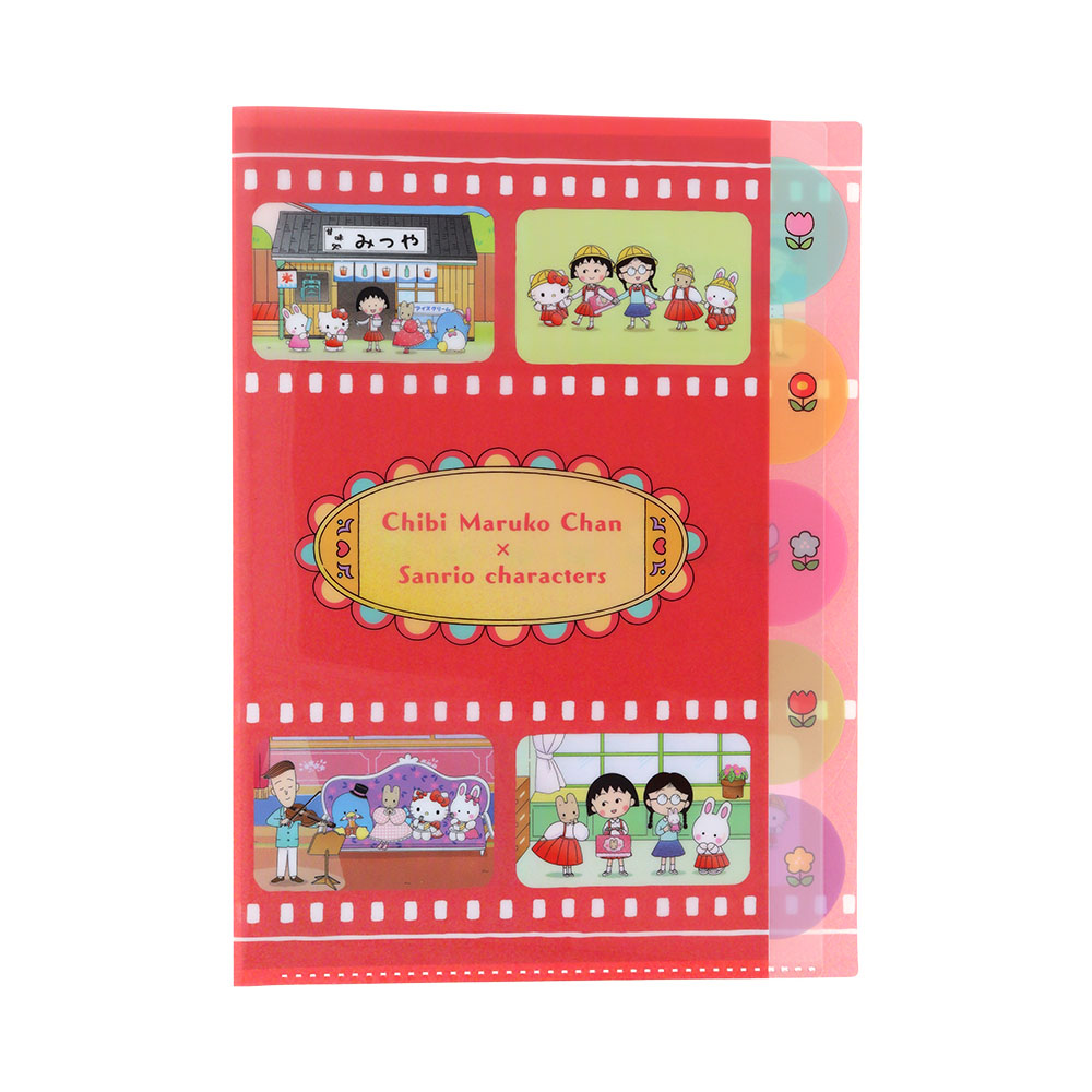 ダイカットクリアファイル5P