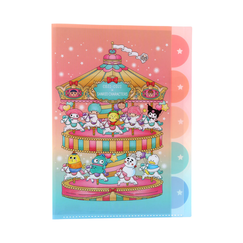 ダイカットクリアファイル5P