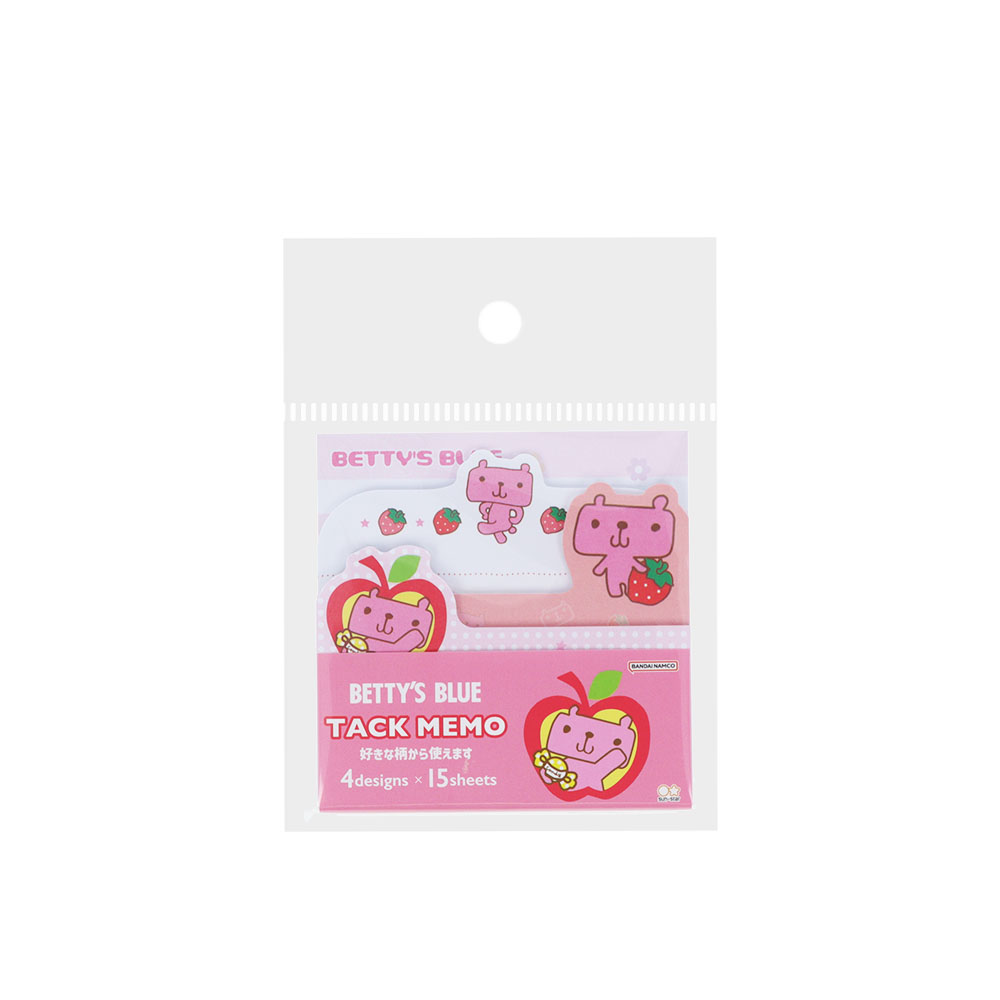 ダイカットブロック付箋　ピンク