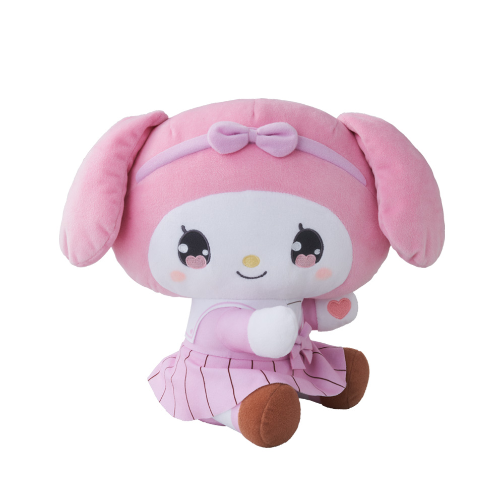 ゆるかわ　サンリオキャラクターズ　Lぬいぐるみ“マイメロディ”　YK学園高等部
