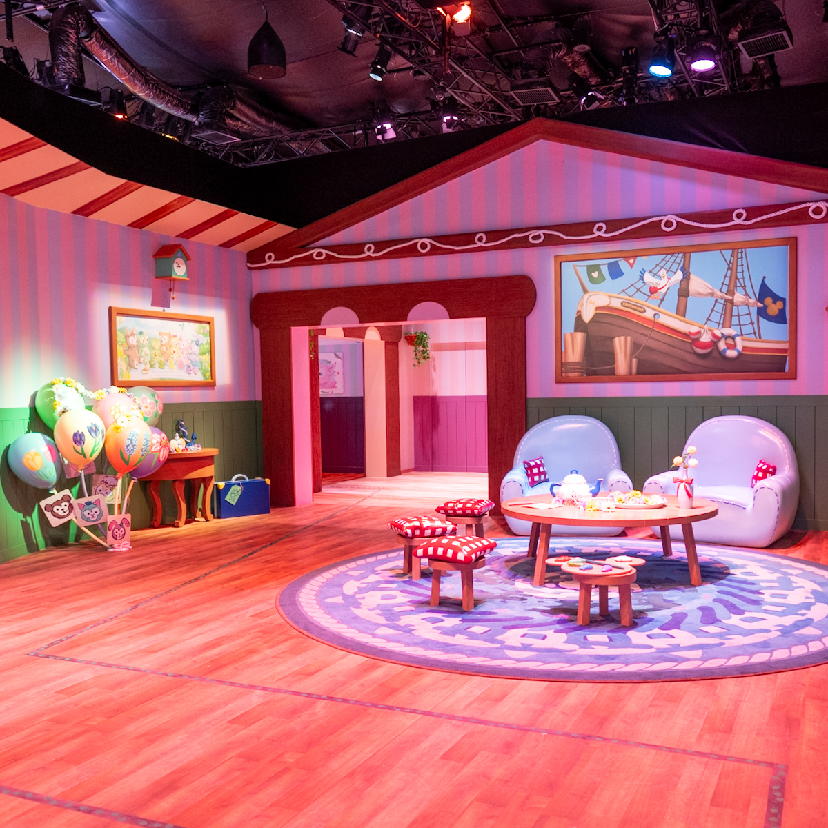 ダッフィー&フレンズ プレイ・ハウス 春デコレーション