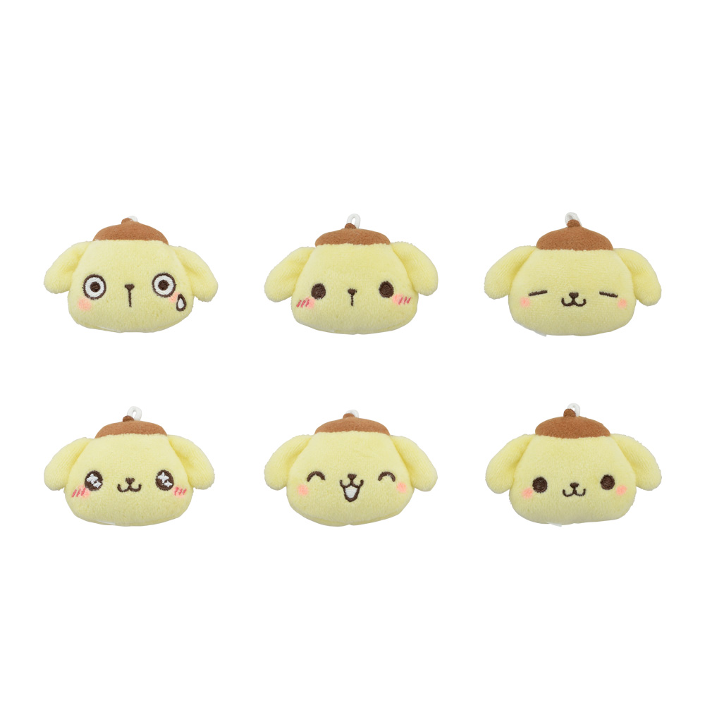 ゆるかわ　サンリオキャラクターズ　プチフェイスマスコット“ポムポムプリン”　～祝30周年～