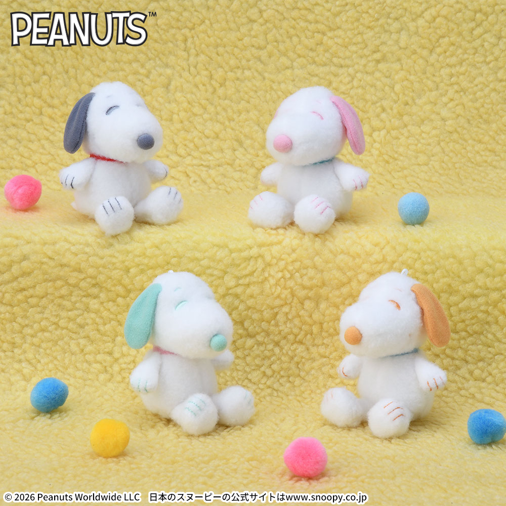 SNOOPY(TM)　マスコット　ふわっとカラフル