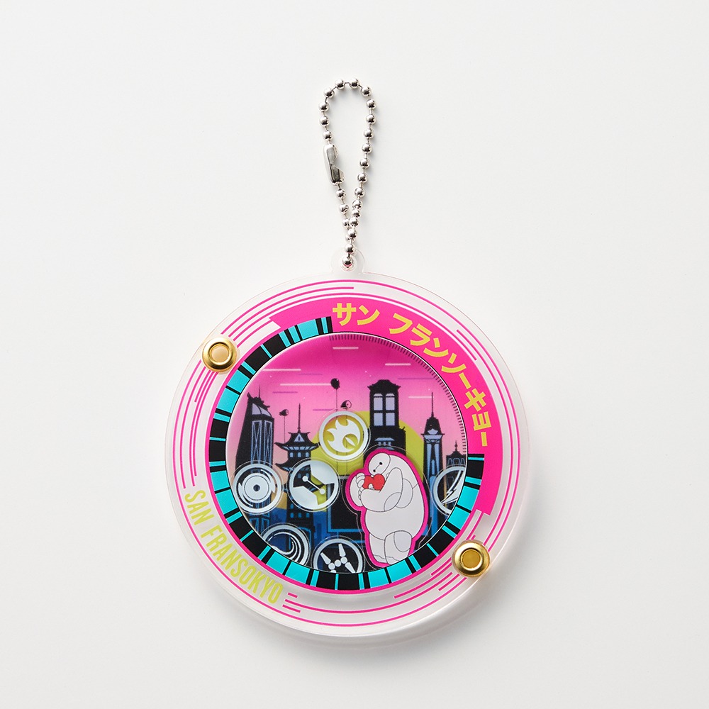 フレークアクリルキーホルダー「ベイマックス」　表