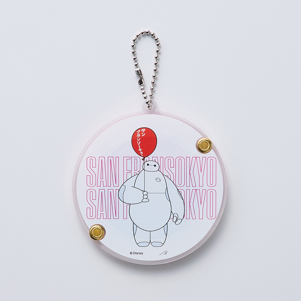 フレークアクリルキーホルダー「ベイマックス」　裏