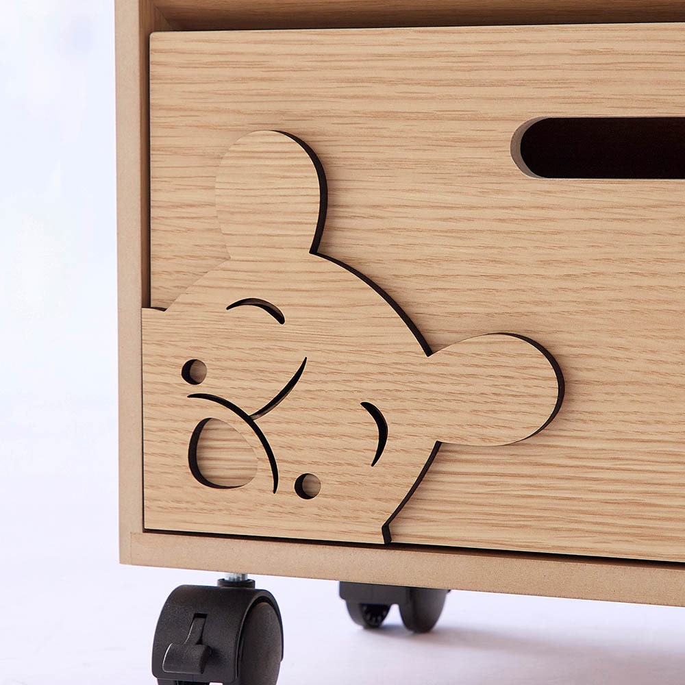 教科書も収納できる書類ワゴン　デザインアップ