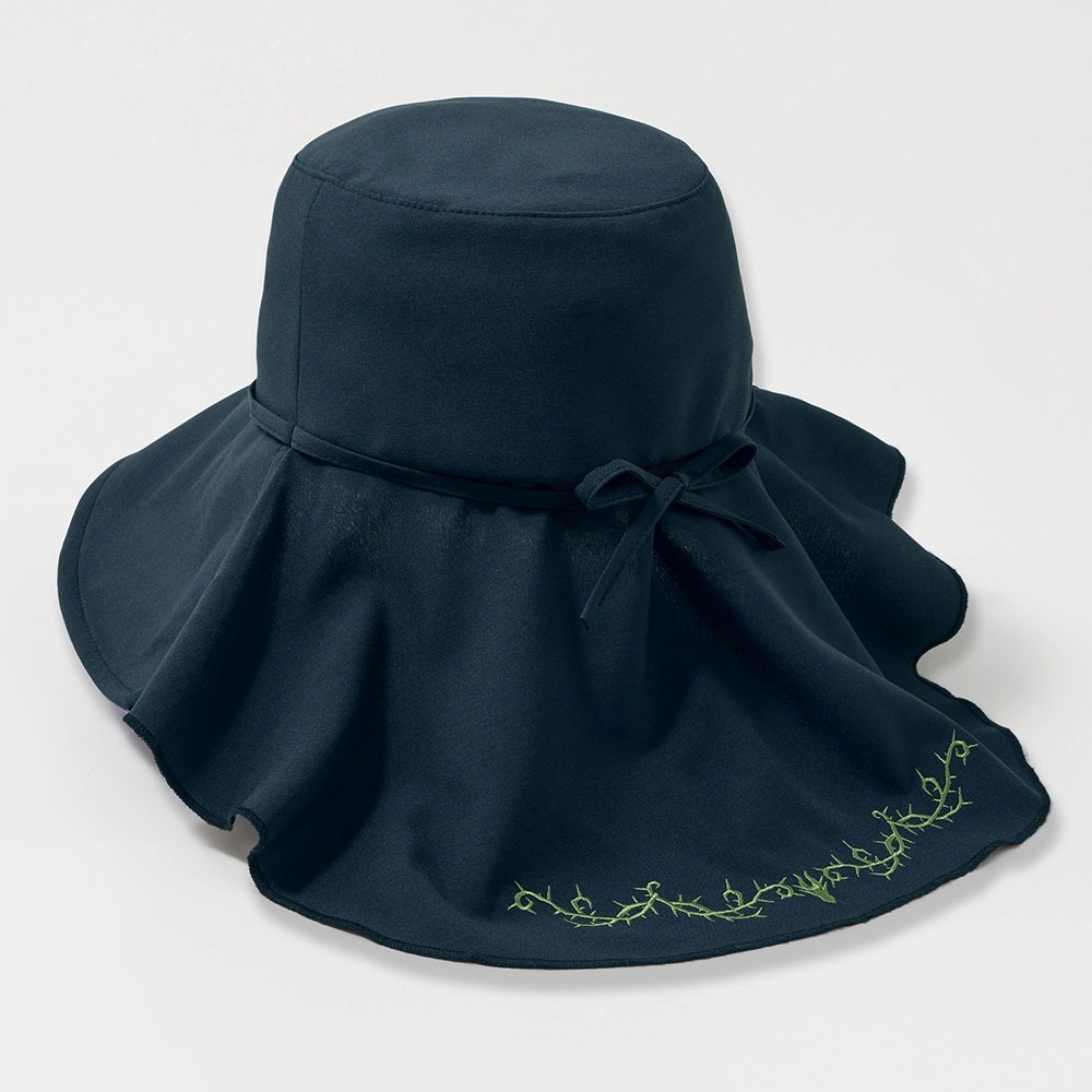 つば広ハット「マレフィセント」　バックスタイル