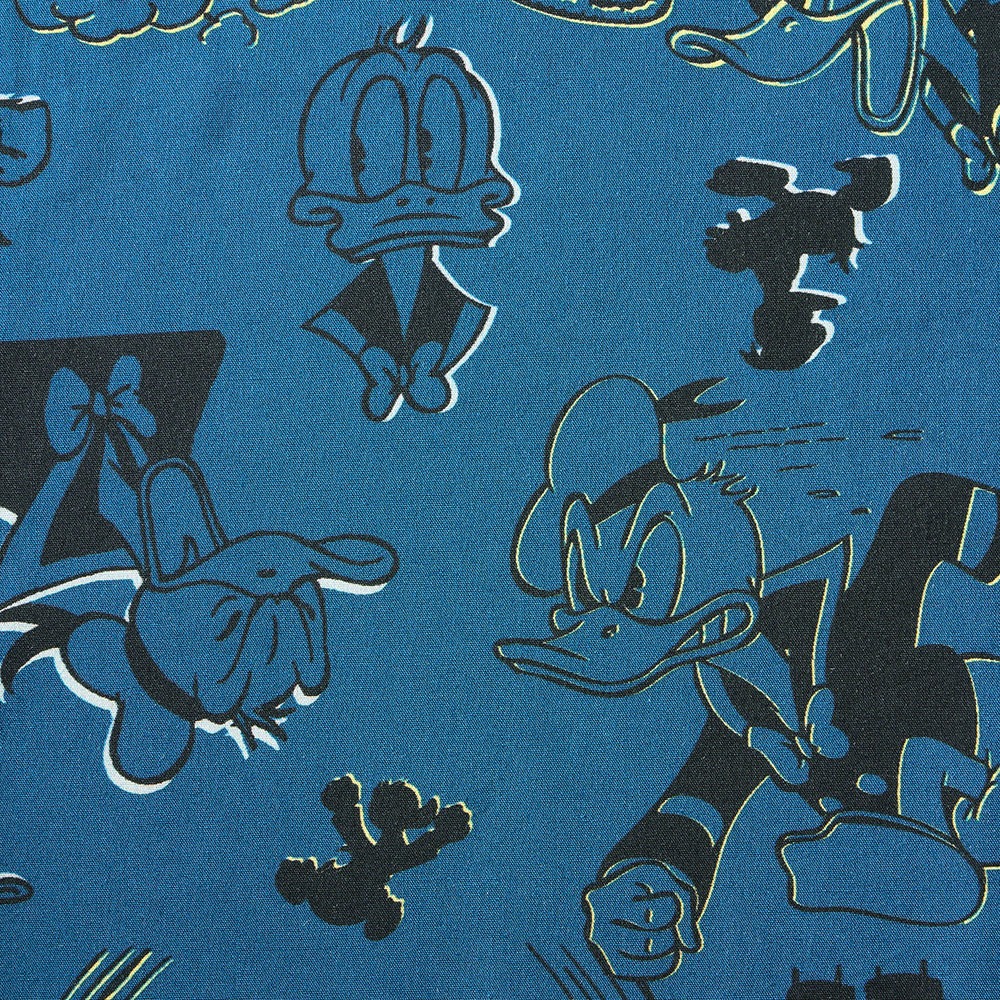 ユニセックス開襟シャツ「ドナルドダック」 デザインアップ