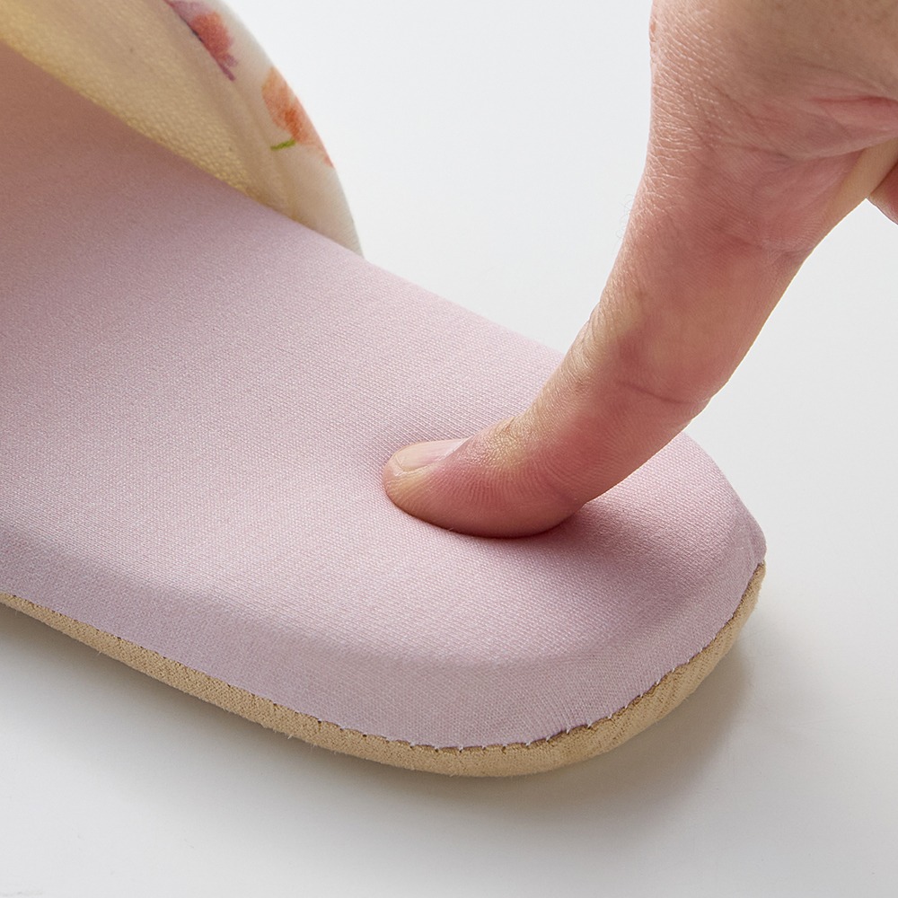 選べる楽しさ！プリントがかわいい洗えるソフトスリッパ　インソール