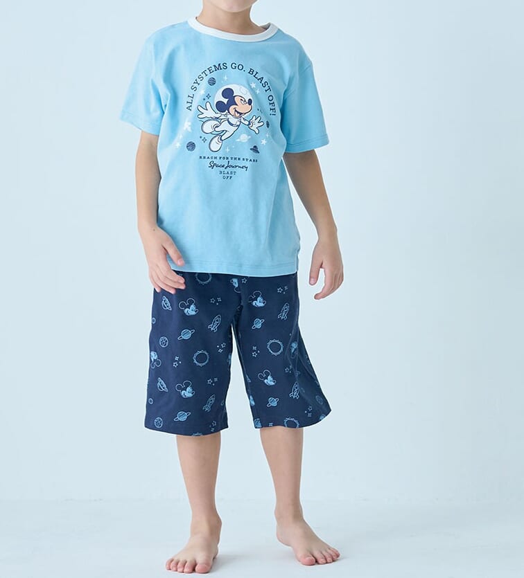 お腹の冷えを防ぐ！薄くて涼しい蓄光プリントパジャマ