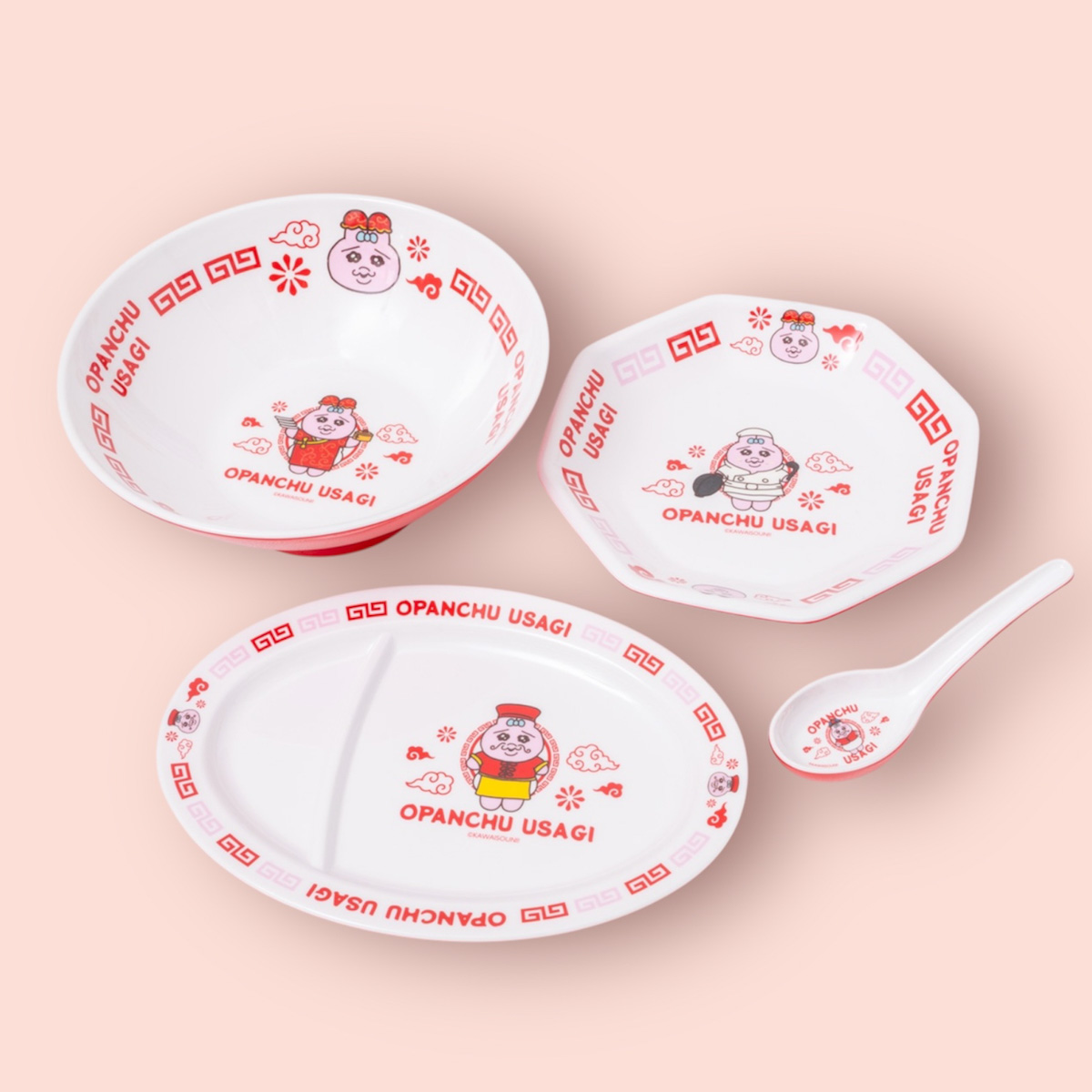 スケーター「おぱんちゅうさぎ」メラミン食器