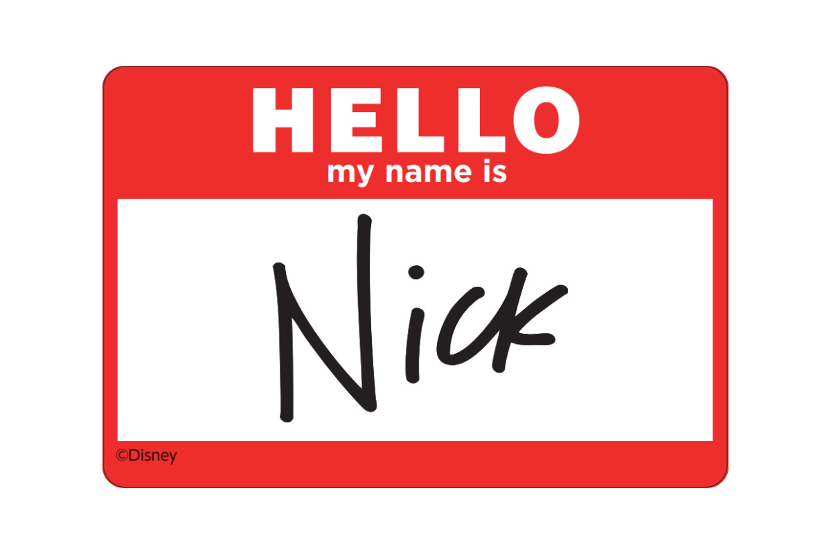 初版限定特典「“ニックの名札”風シール」