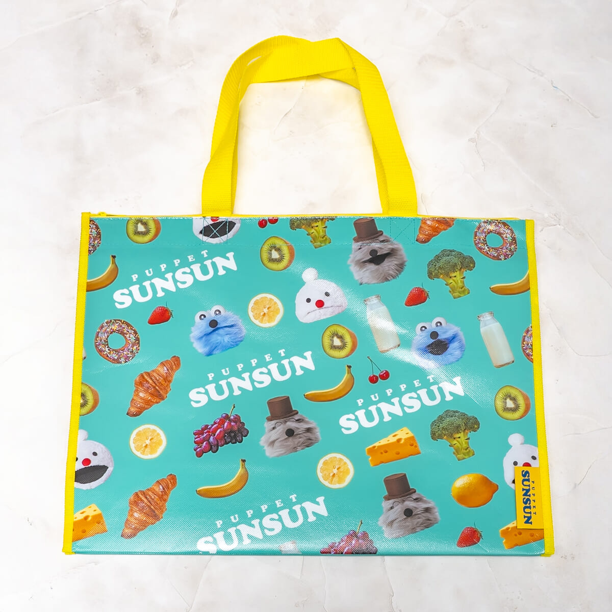 パペットスンスン レジャーシート生地バッグL