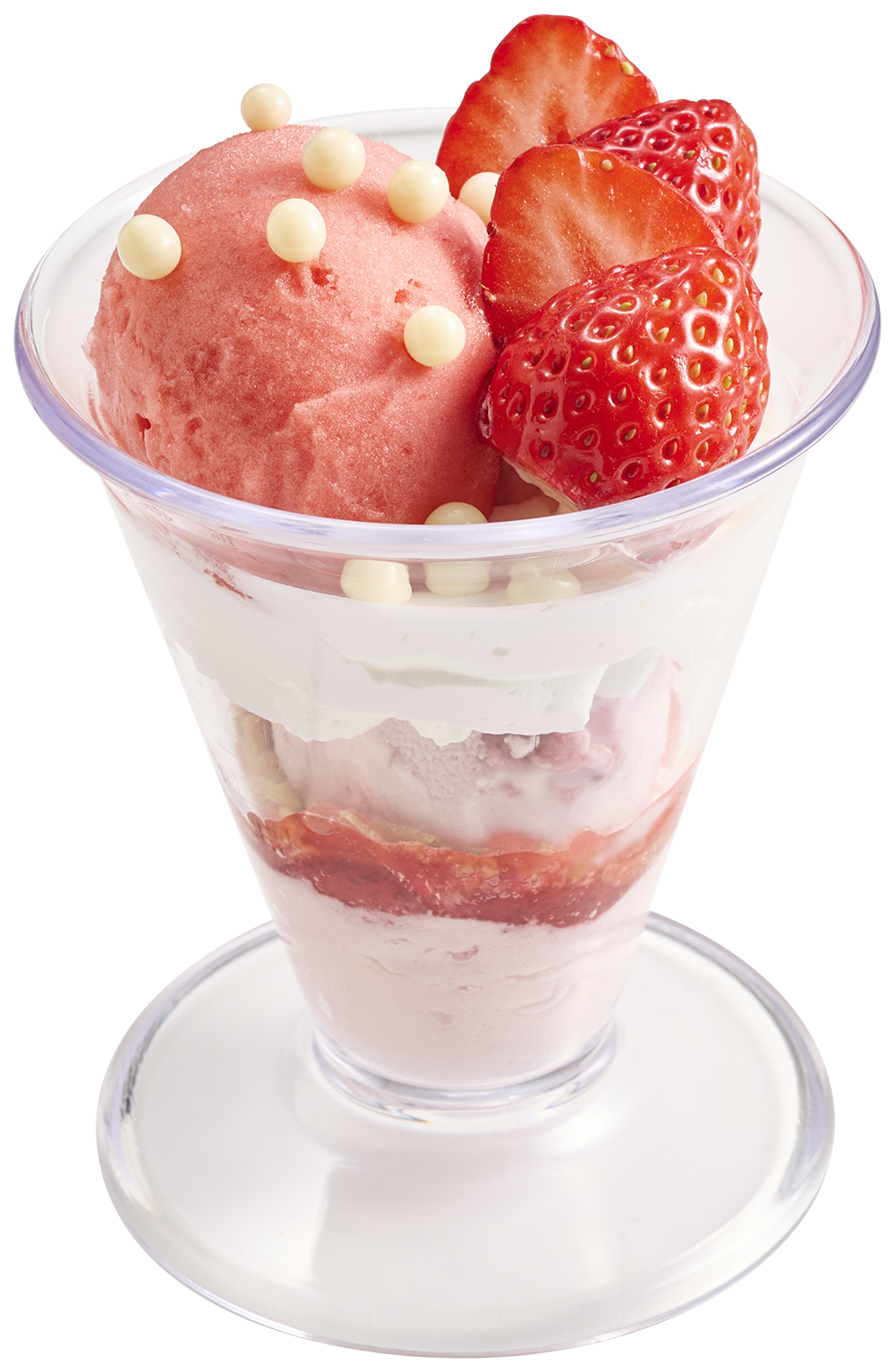 フレッシュ苺の苺すぎるパフェ