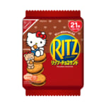 「リッツ ハローキティ ファミリーパック チョコサンド 7袋入」　パッケージ
