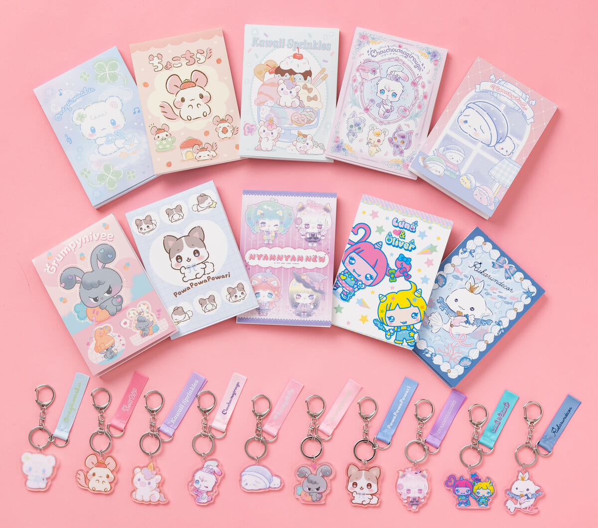 10キャラクターのオリジナルグッズが初登場