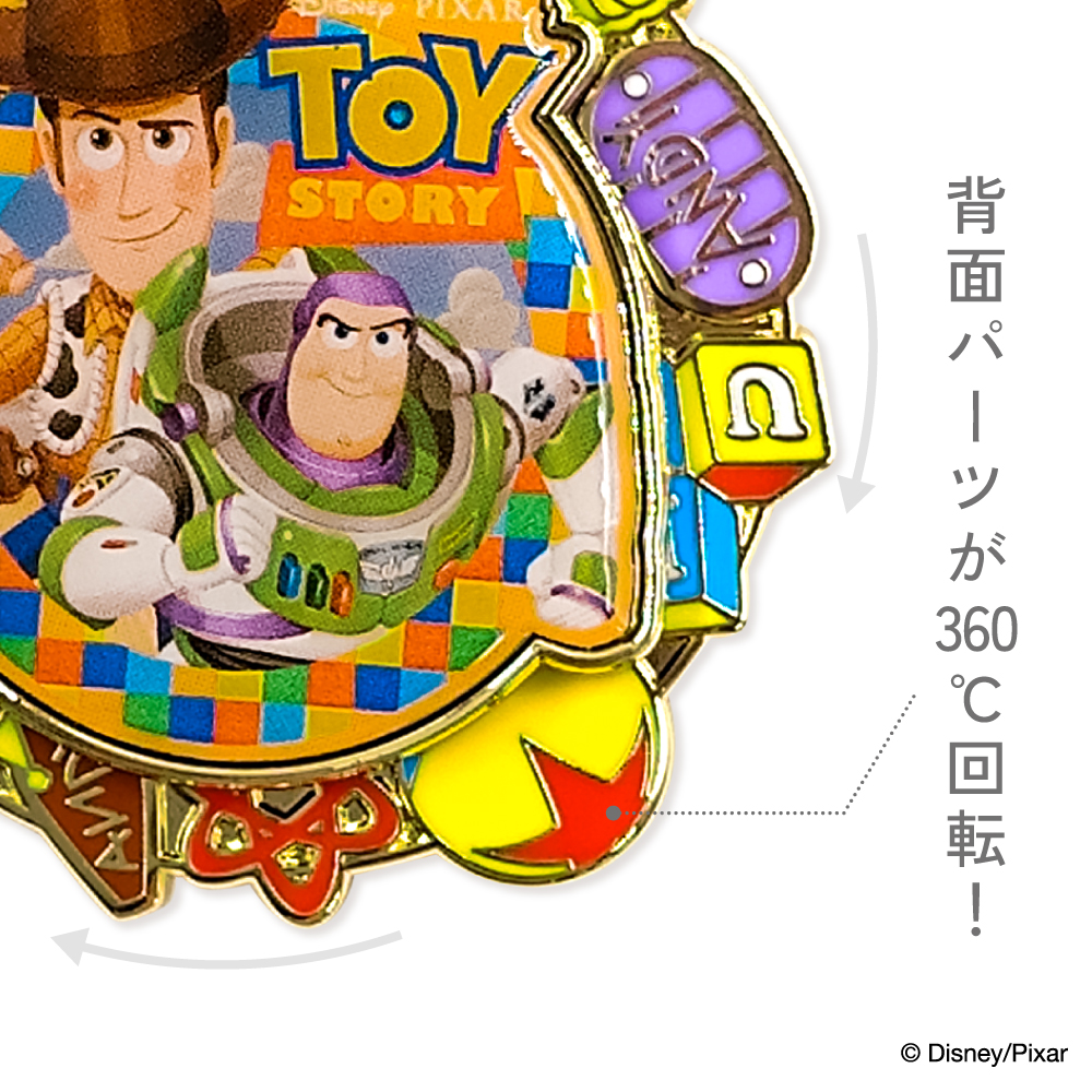 コレクションピンバッジ　ウッディ＆バズ02