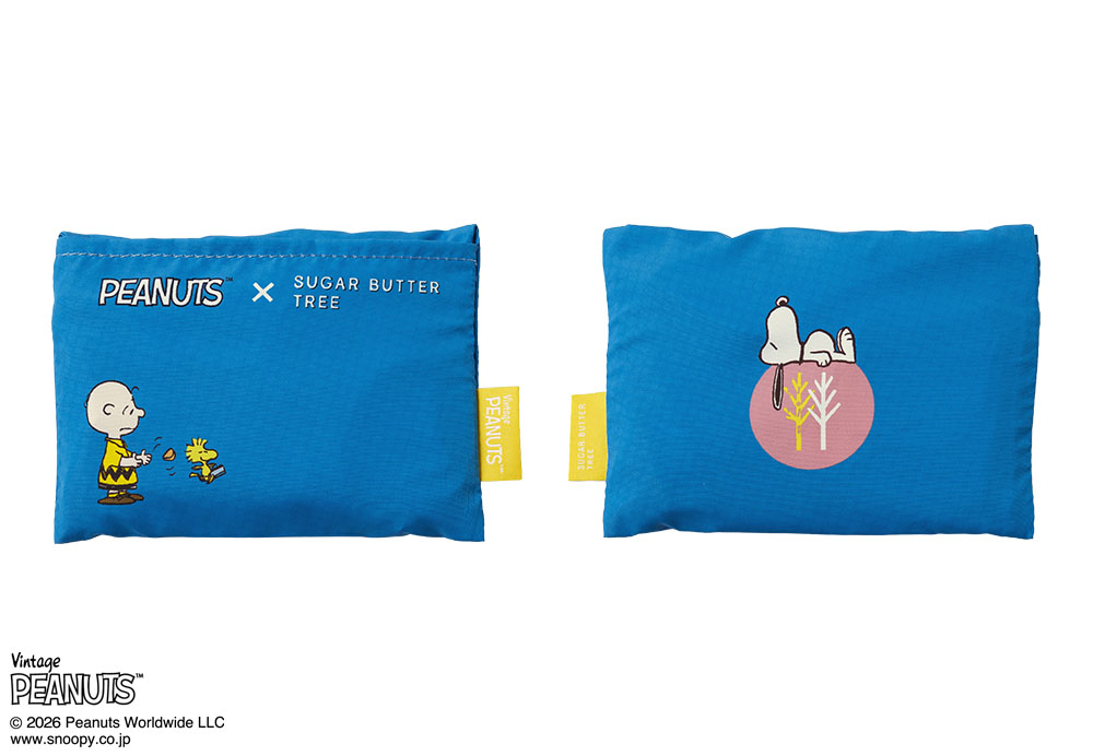 スヌーピー シュガーバターの木 エコバッグ 収納時