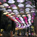 アンブレラスカイのライトアップ