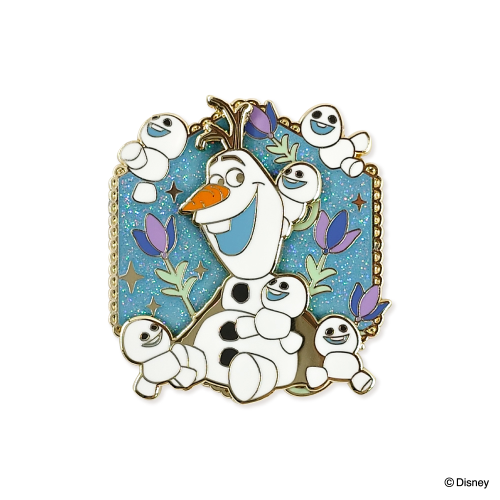 コレクションピンバッジ　オラフ＆スノーギース