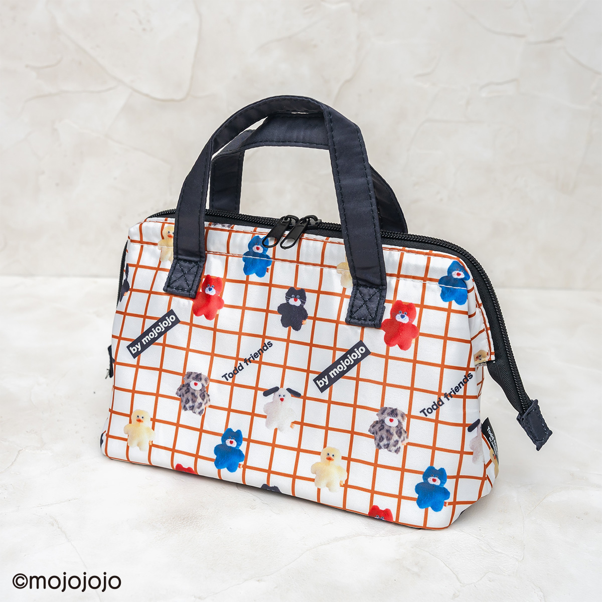 がま口型ランチバッグM