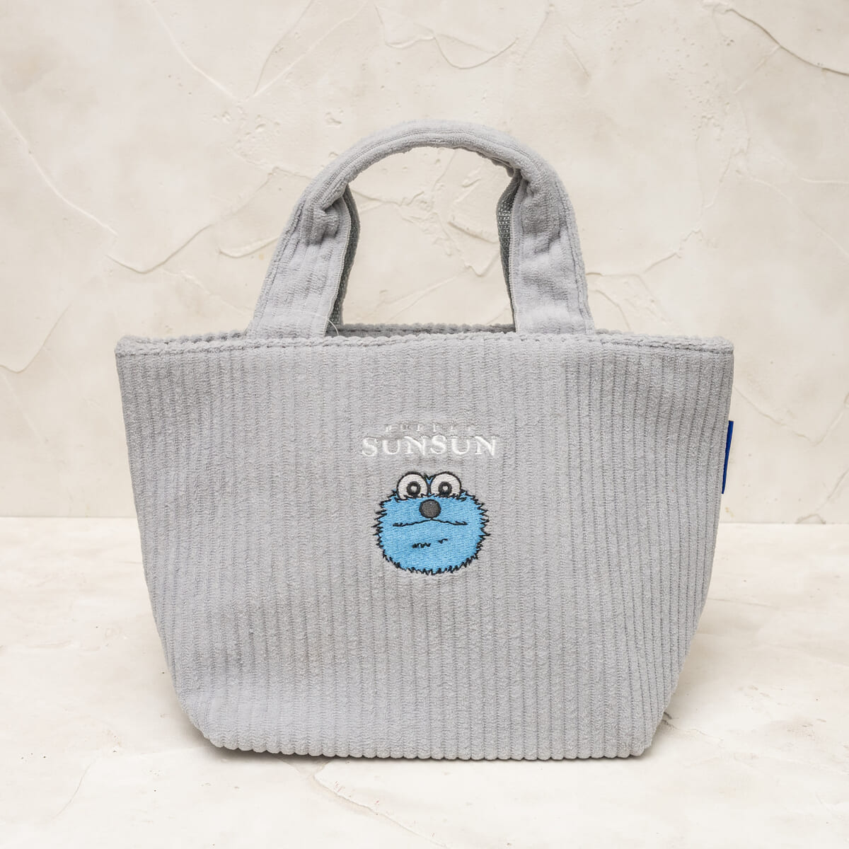 パペットスンスン コーデュロイ生地ランチバッグ